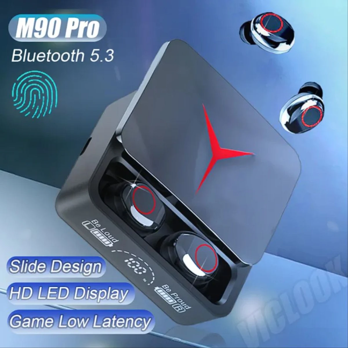 M90 Pro Tws Earphones Hd Voice ENC Noise Cancelling Earbuds - Bluetooth Headphone