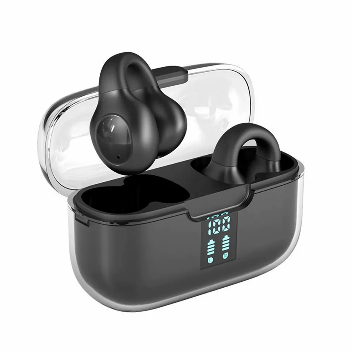 G91 Ear Clip TWS True Wireless Stereo Earbuds ( ⭐টিয়া কালার ,কালো কালার)