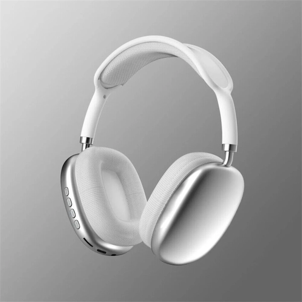 ⚪হালকা সাদা P9 Wireless Bluetooth Headphone