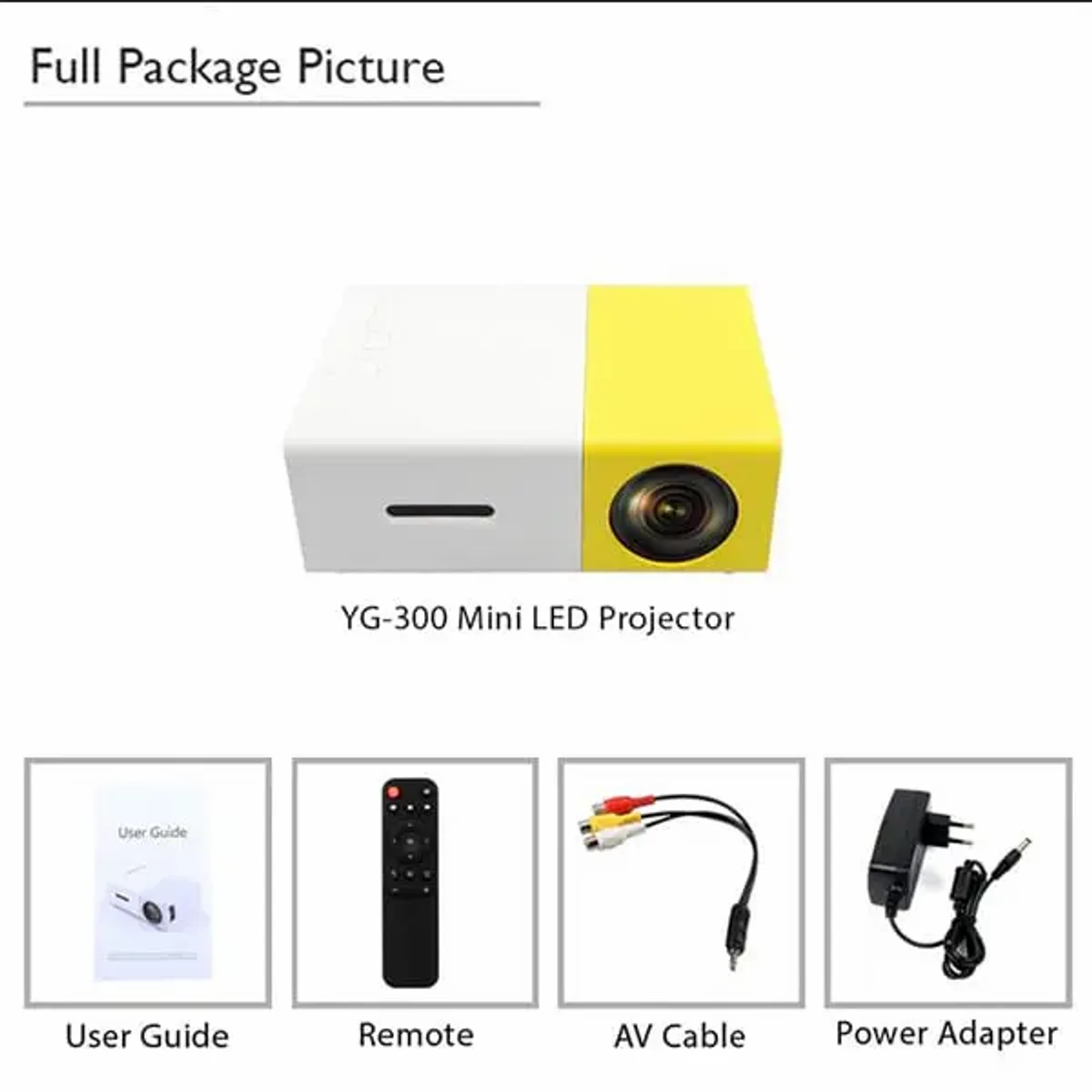 YG300 Portable Mini Projector ( কনফার্ম করতে 190 টাকা পরিশোধ করুন[সেন্ড মানি বিকাশ-নগদ: 01714514134]বাকি 2500 টাকা ডেলিভারি ম্যান যখন প্রোডাক্ট নিয়ে যাবে তখন দিতে পারবে) )