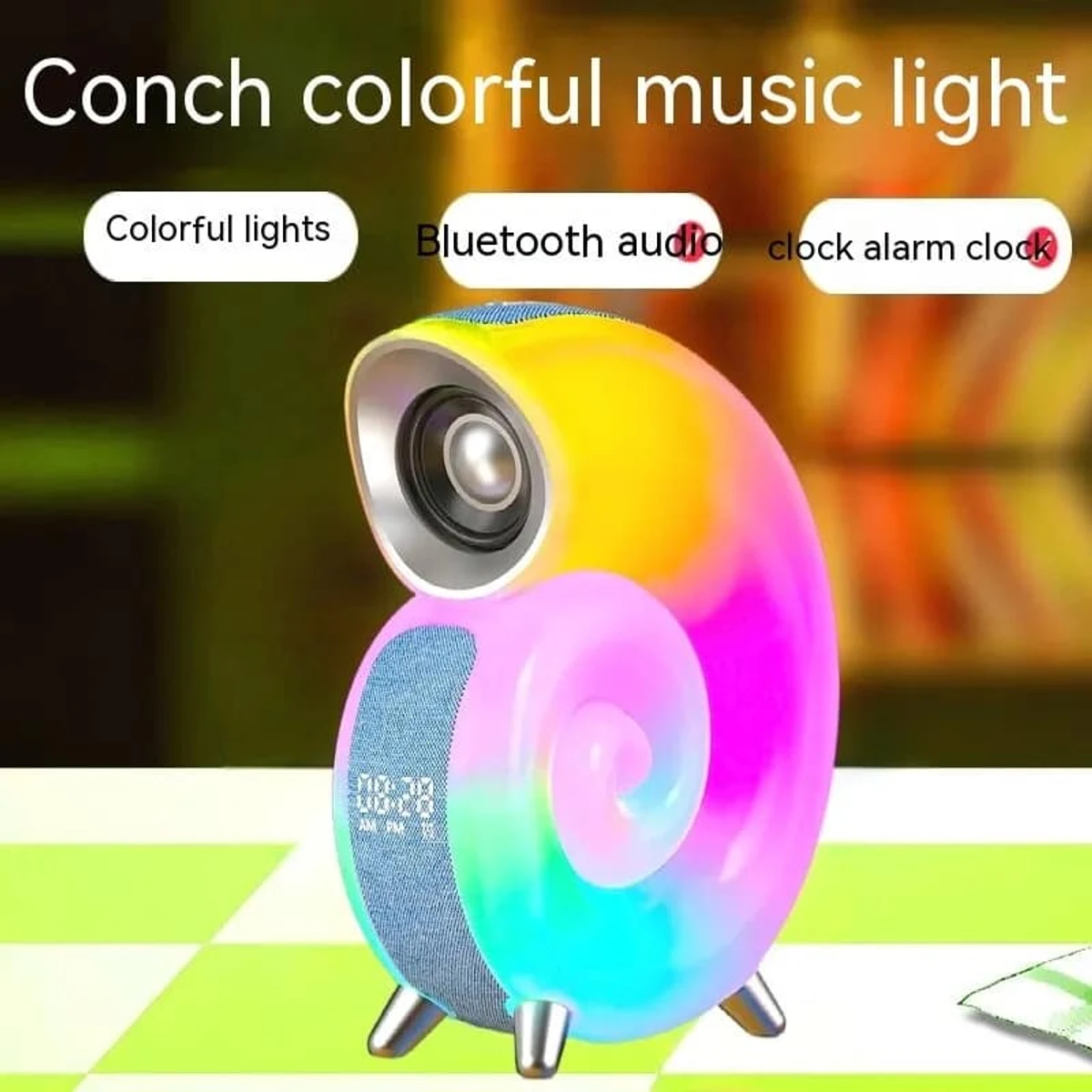 N63 Conch Multifunctional Music Rgb Lighthouse Lamp Portable Intelligent Speaker