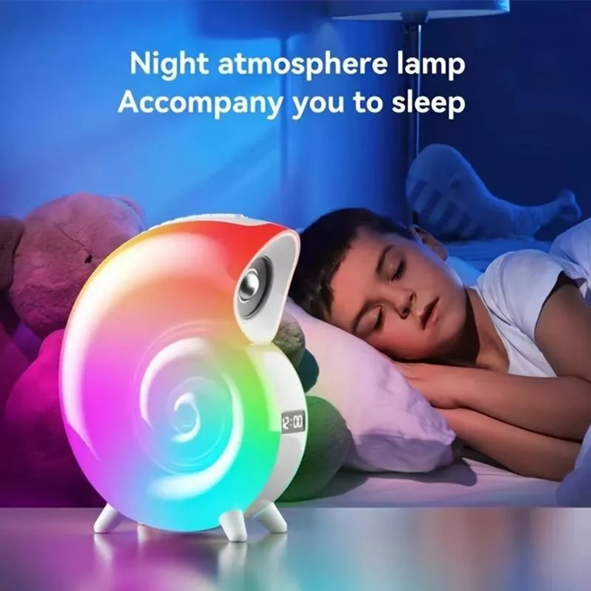 N63 Conch Multifunctional Music Rgb Lighthouse Lamp Portable Intelligent Speaker