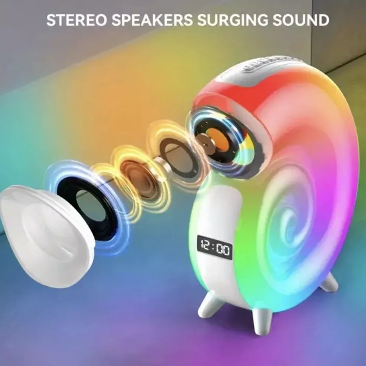 N63 Conch Multifunctional Music Rgb Lighthouse Lamp Portable Intelligent Speaker