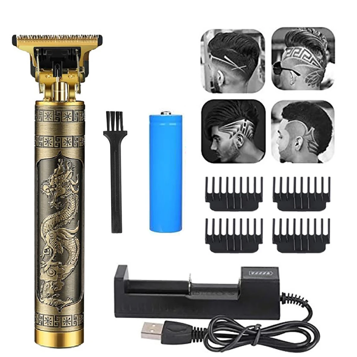 (⭐⭐⭐Top) T9 Electric Professional Hair Clipper Hair Cutting Machine Trimmer | Vintage T9