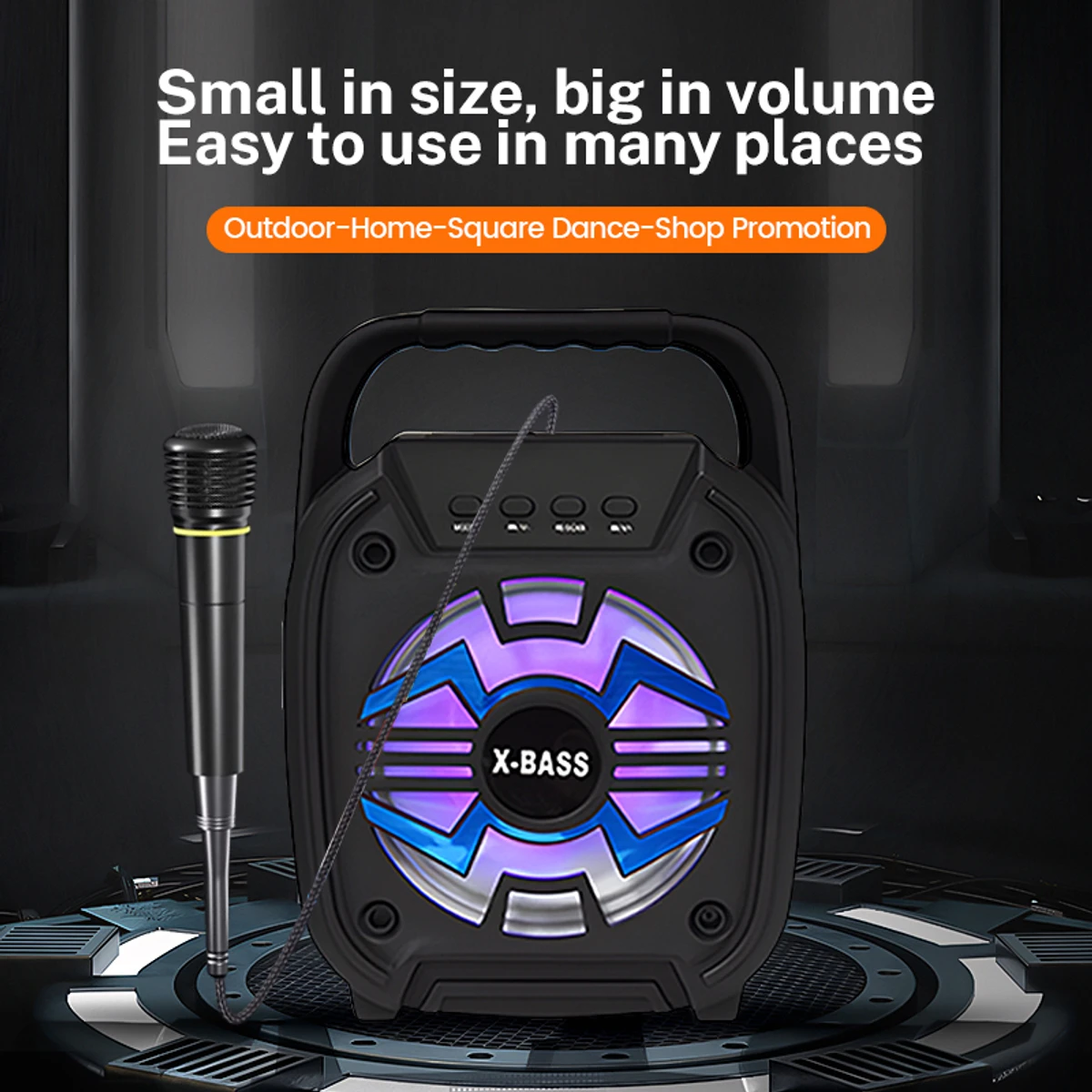 KTS Karaoke Wireless bluetooth speaker portable audio high volume